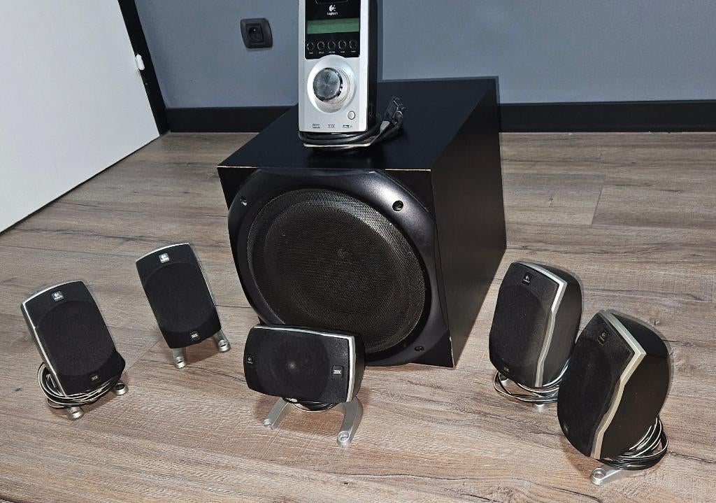 Logitech Z-5500 5.1 Digital Surround Sound Speaker System, Computers en Software, Pc speakers, Ophalen, Gebruikt, Audiokanaal 5.1