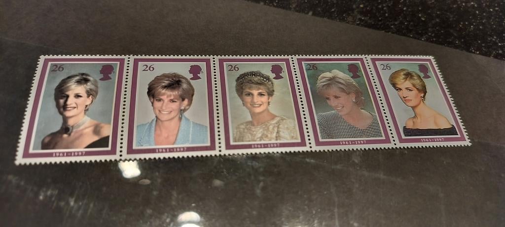 Gelimiteerde postzegels Princess Diana of Wales, Ophalen of Verzenden