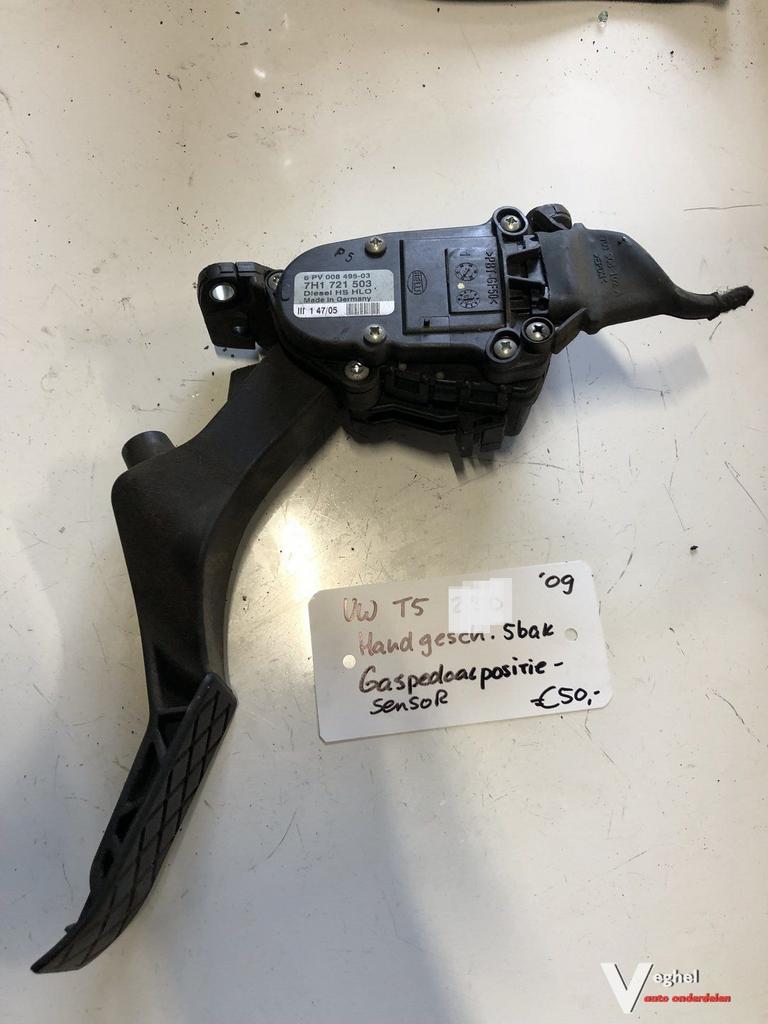 Vw Transporter T5 1.9 tdi 2005  Gaspedaal positiesensor, -, Utilisé, -, -