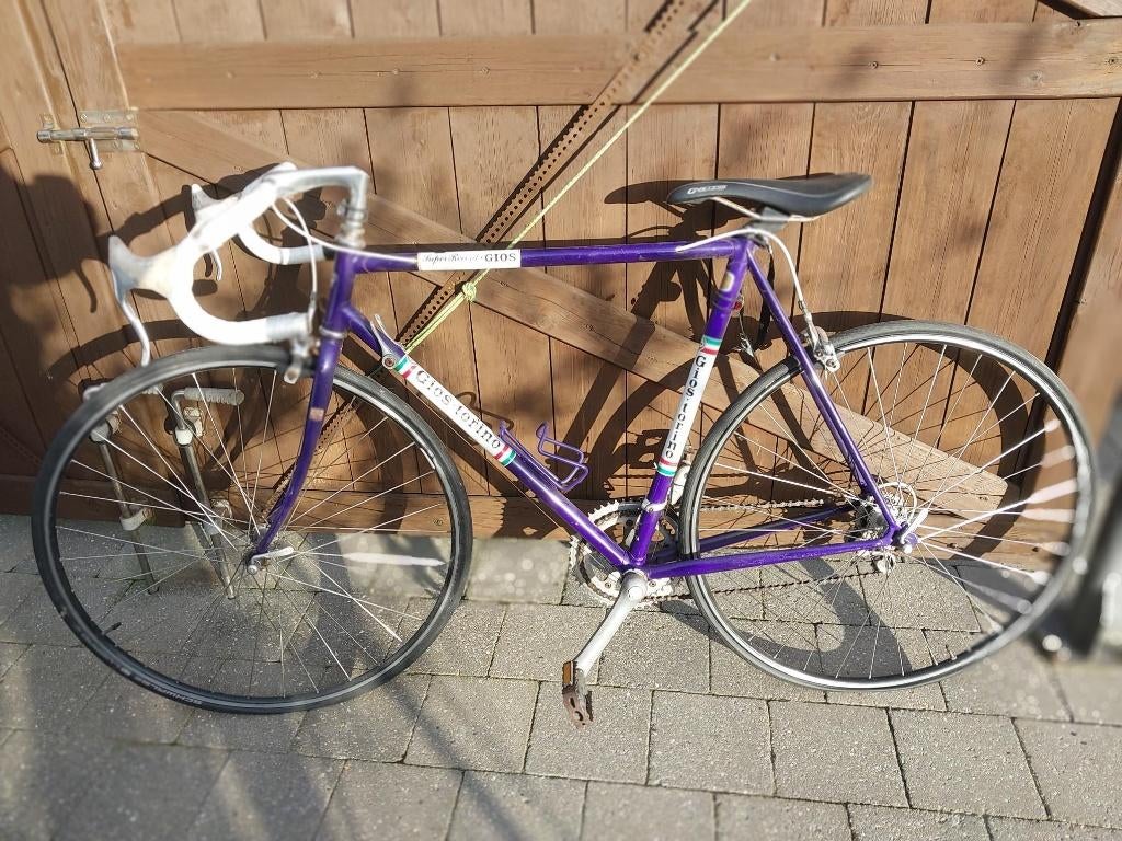 Koersfiets retro racefiets, Fietsen en Brommers, Fietsen | Racefietsen, 53 tot 57 cm, Ophalen, Gebruikt, Heren