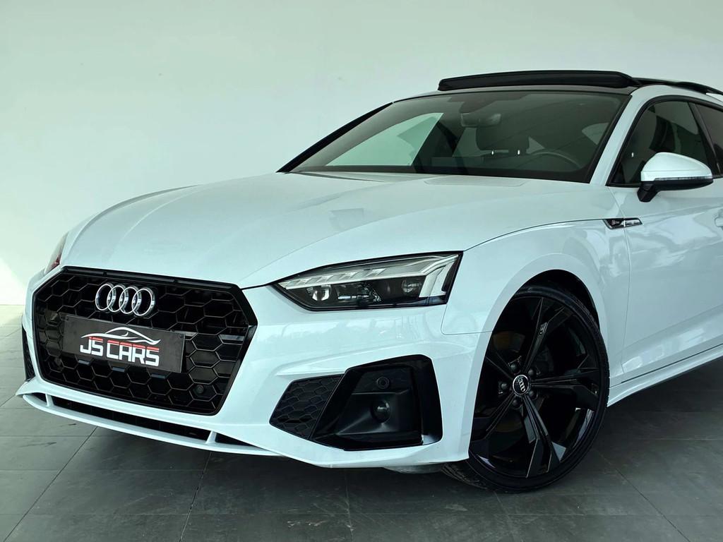 Audi A5 SPORTBACK 2.0TDi FULL SLINE-COCKPIT-T.O-CAMERA-PDC, Auto's, Audi, Automaat, Gebruikt, 4 cilinders, Wit