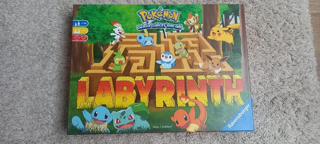 Jeu de plateau Labyrinth Pokemon New Condition, Hobby & Loisirs créatifs, Trois ou quatre joueurs, Enlèvement, Comme neuf, Ravensburger