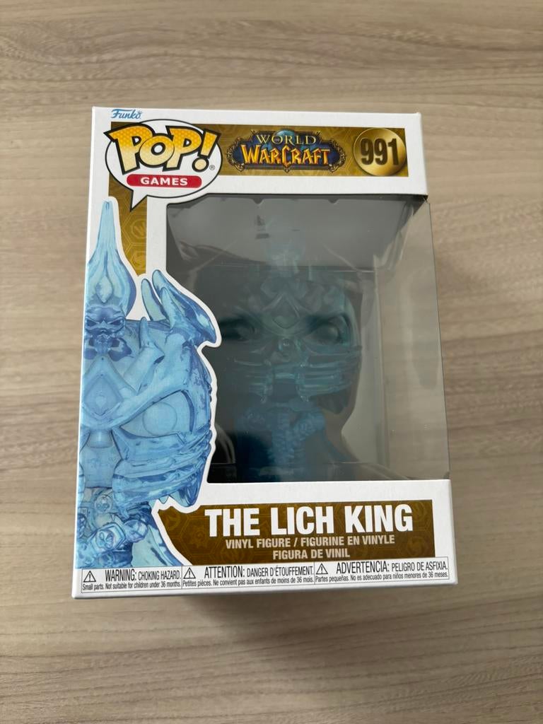 Funko Pop ! Le Roi-liche #991, exclusivité Warcraft Icy Blue, Collections, Jouets miniatures, Comme neuf, Enlèvement ou Envoi