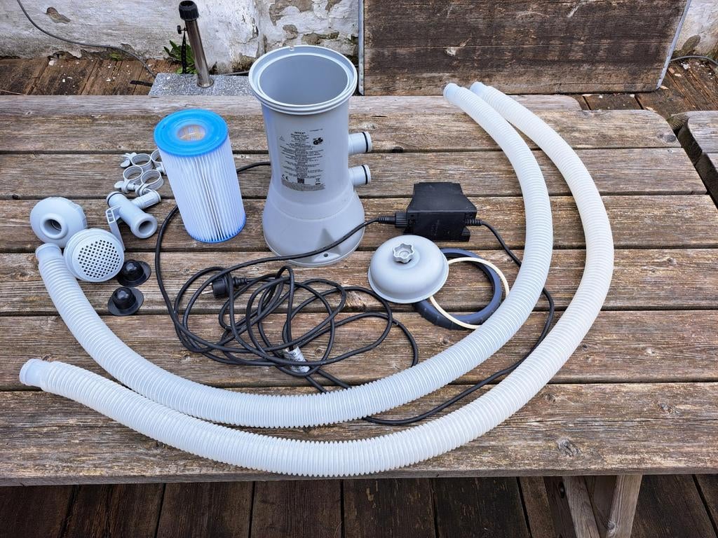 Filterpomp zwembad + nieuwe filter, Tuin en Terras, Ophalen, Gebruikt, Zwembadpomp