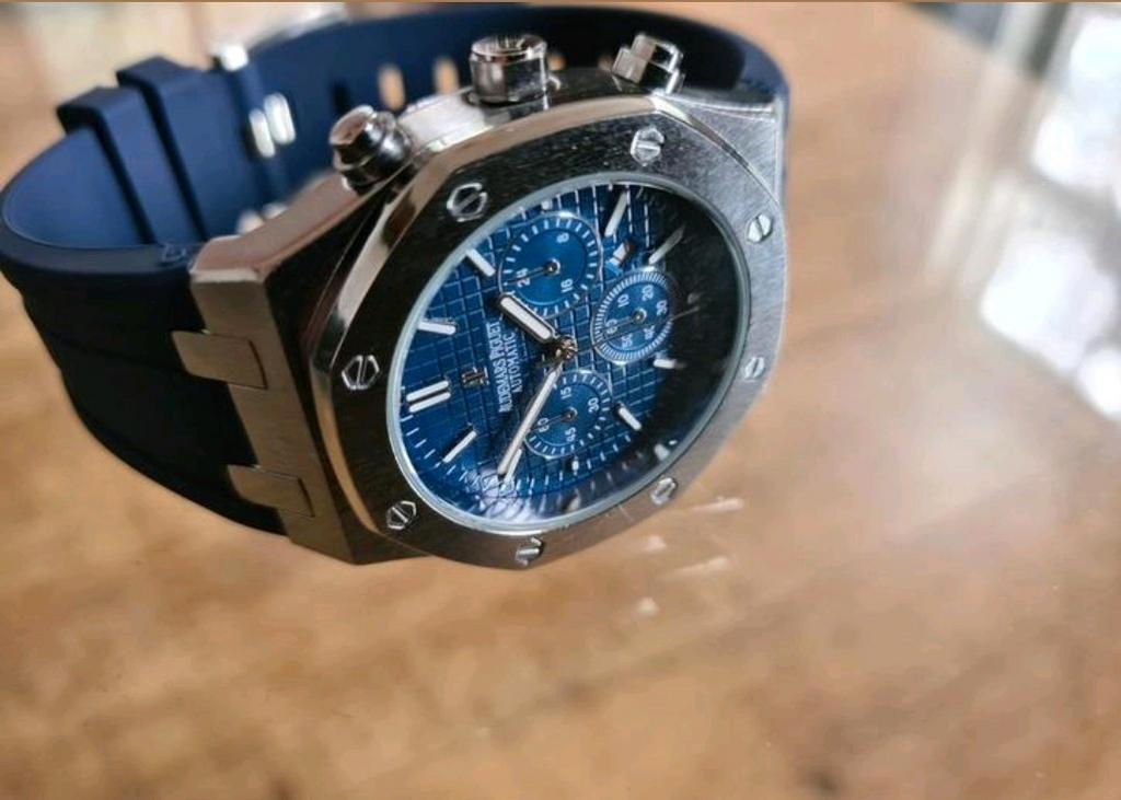 Blue Edition A.P. Royal Oak Offshore Chronograph Blue Dial, Ophalen of Verzenden, Nieuw