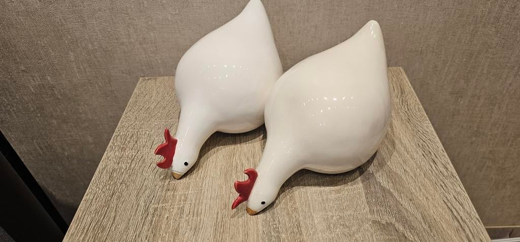 Petite poule blanche Catherine Hunter, Enlèvement ou Envoi, Blanc