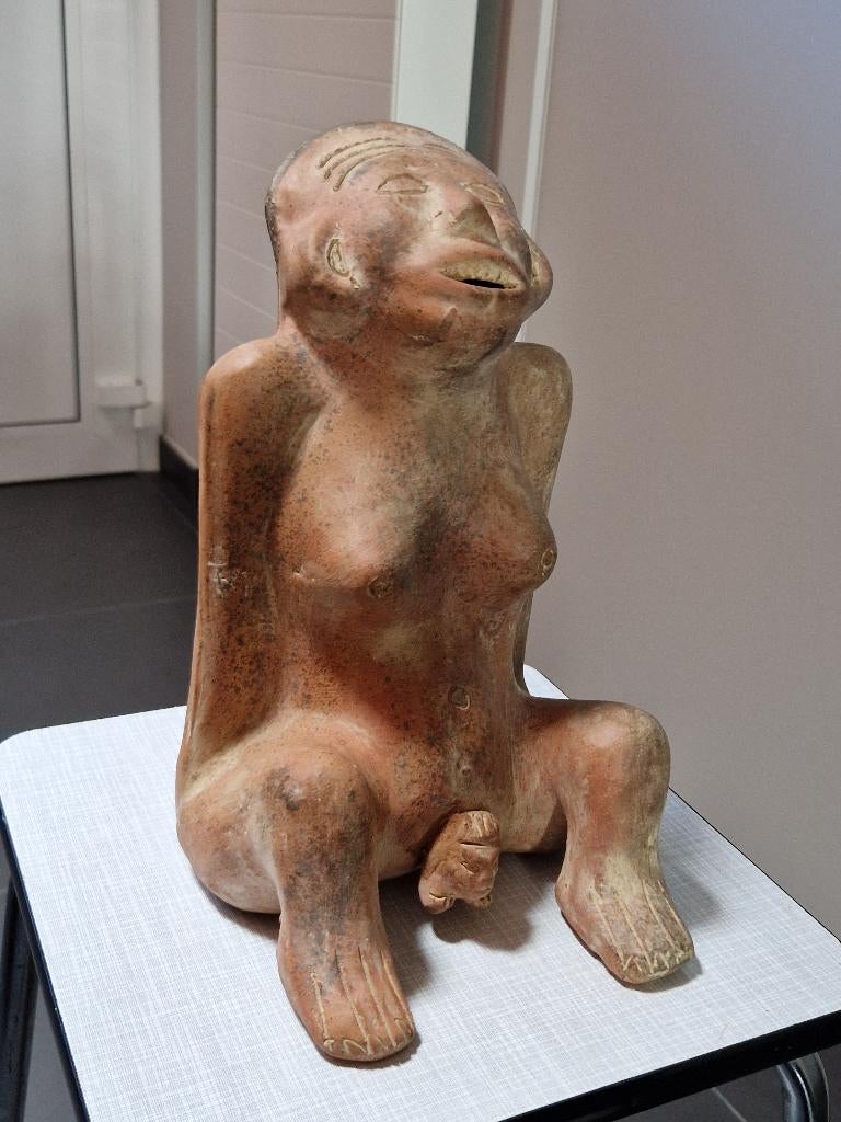 statuette on terre cuite - style precolumbien, Enlèvement ou Envoi