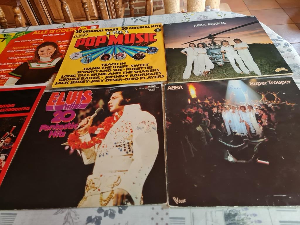74 vinyl lp's van alles wat., Enlèvement, Pop
