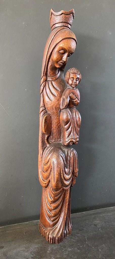 Prachtig houten Mariabeeld, Enlèvement