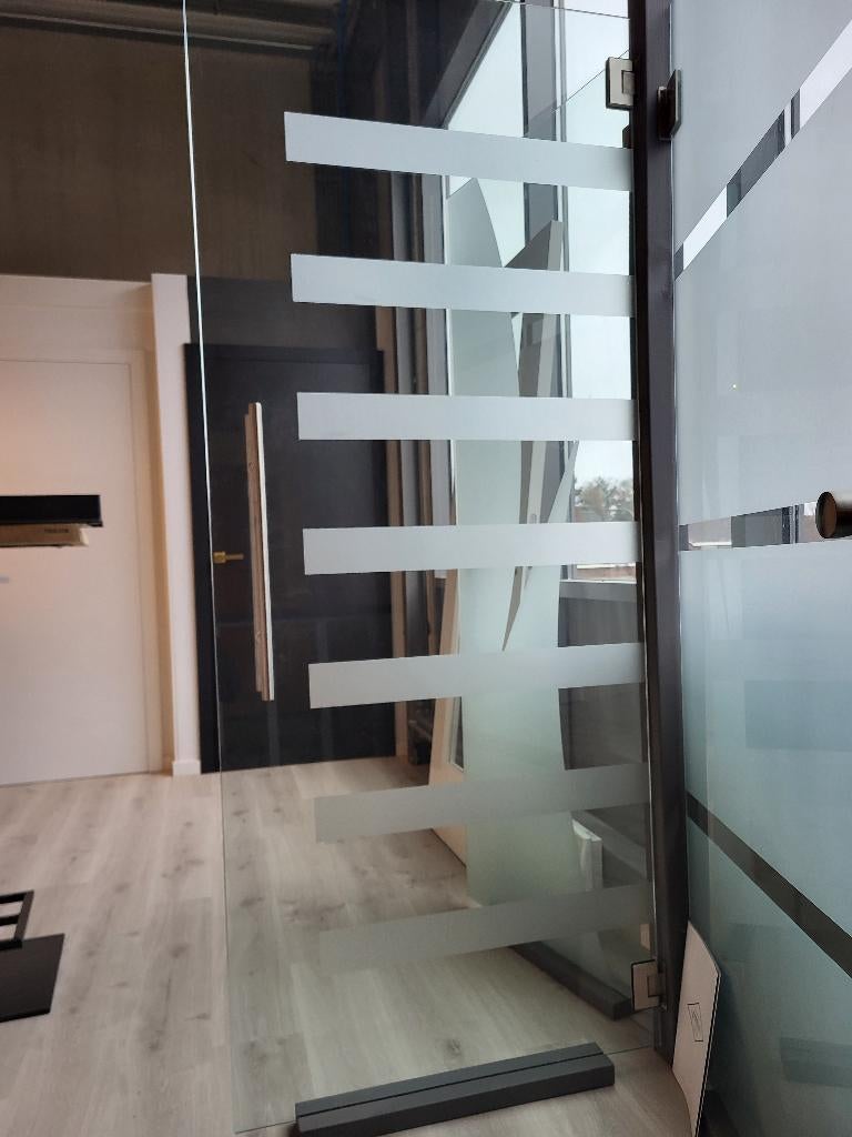 partij glasdeuren, Ophalen, 80 tot 100 cm, Binnendeur, 200 tot 215 cm