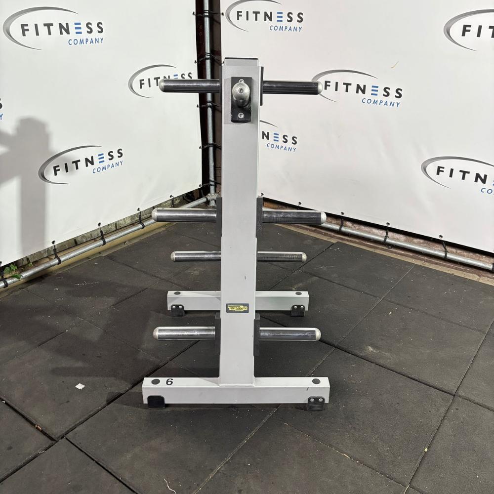 Technogym - Pure Strength - Olympic Weight Plate Stand, Sport en Fitness, Ophalen of Verzenden, Gebruikt, Benen, Overige typen