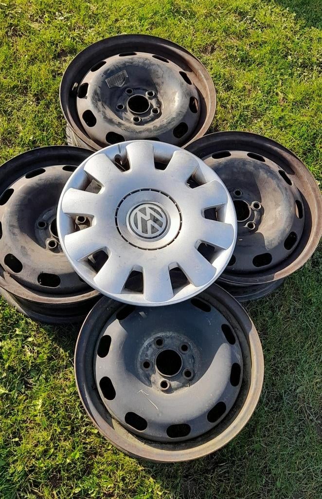 Jante acier origine Audi VW 1J0601027Q L'ensemble, 15 pouces, Autre, Enlèvement, Utilisé