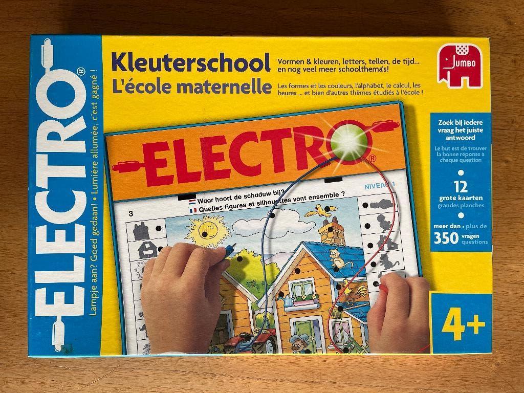 Electro - Kleuterschool educatief spel, Kinderen en Baby's, Speelgoed | Educatief en Creatief, Ophalen of Verzenden, Zo goed als nieuw