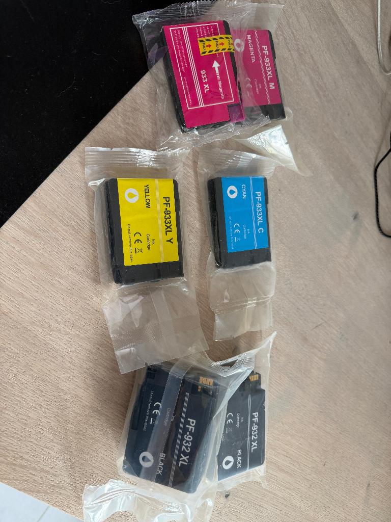 Inktpatronen, Ophalen, Nieuw, Cartridge, 1 2 3 inkt