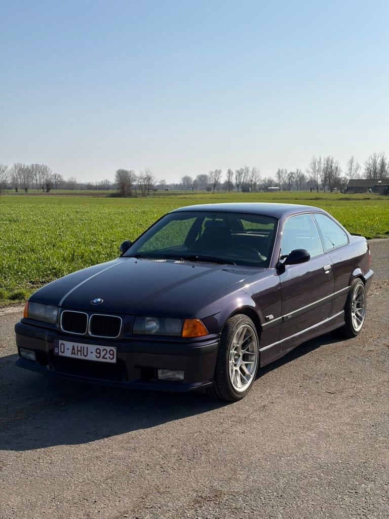 E36 M3 met S54, Auto's, BMW, Achterwielaandrijving, Zwart, Overige kleuren, Alcantara