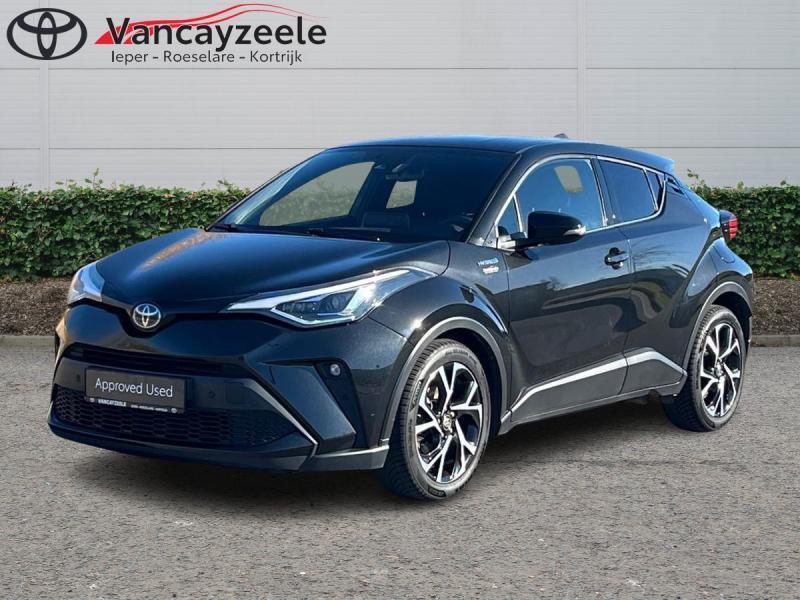 Toyota C-HR CLUB+visibilitypack+cam+gps+sens V+A, 122 pk, 86 g/km, Zwart, Emergency brake assist