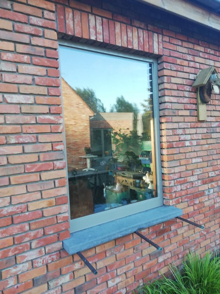 vast merantieraam, Doe-het-zelf en Bouw, Ophalen, Gevelraam of Ruit, Gebruikt, 80 tot 120 cm