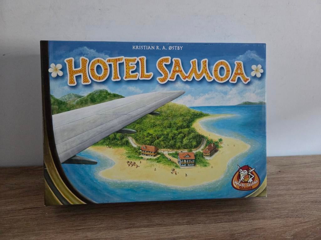Hotel Samoa van White Goblin Games, Hobby en Vrije tijd, Gezelschapsspellen | Bordspellen, Ophalen of Verzenden