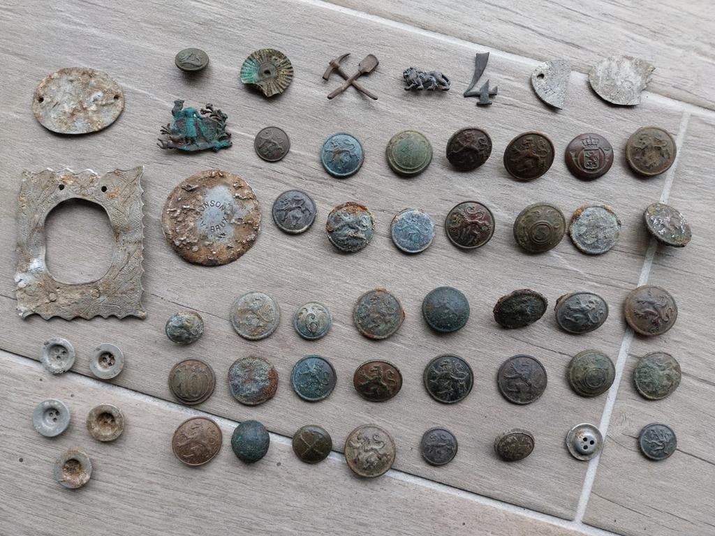 Belgische wo1 collectie relics 1914-1918 westhoek, Verzamelen, Militaria | Algemeen, Ophalen of Verzenden