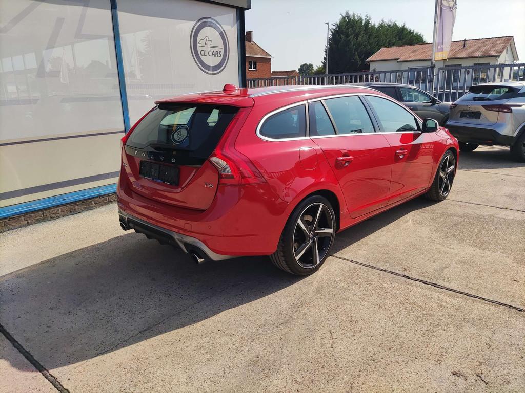 Volvo V60 V60 T6/306pk/Geartronic/R Design/Navi/Leder/Camera, Auto's, Volvo, Automaat, Gebruikt, 1969 cc, USB