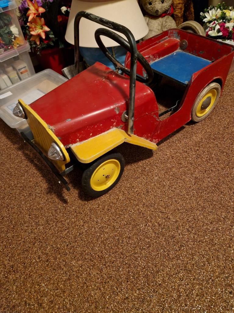 Trapauto Willys jeep, Antiek en Kunst, Ophalen