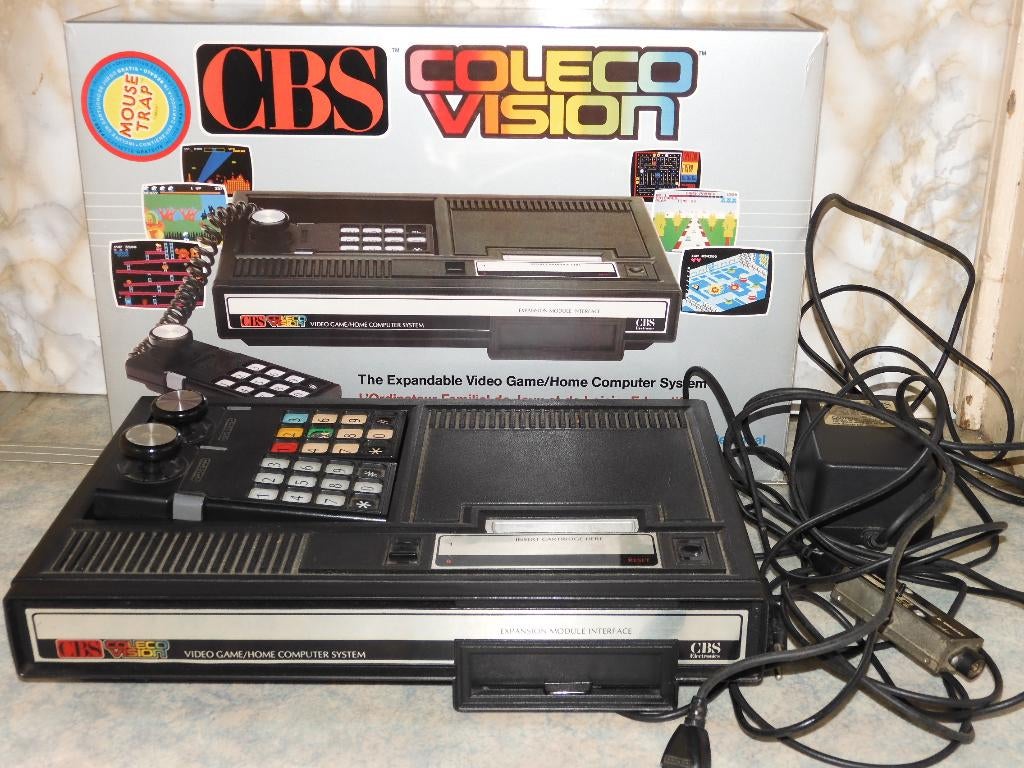 Jeu Vidéo CBS Coleco Vision Vintage, Enlèvement ou Envoi, 2 joueurs, À partir de 7 ans, Aventure et Action