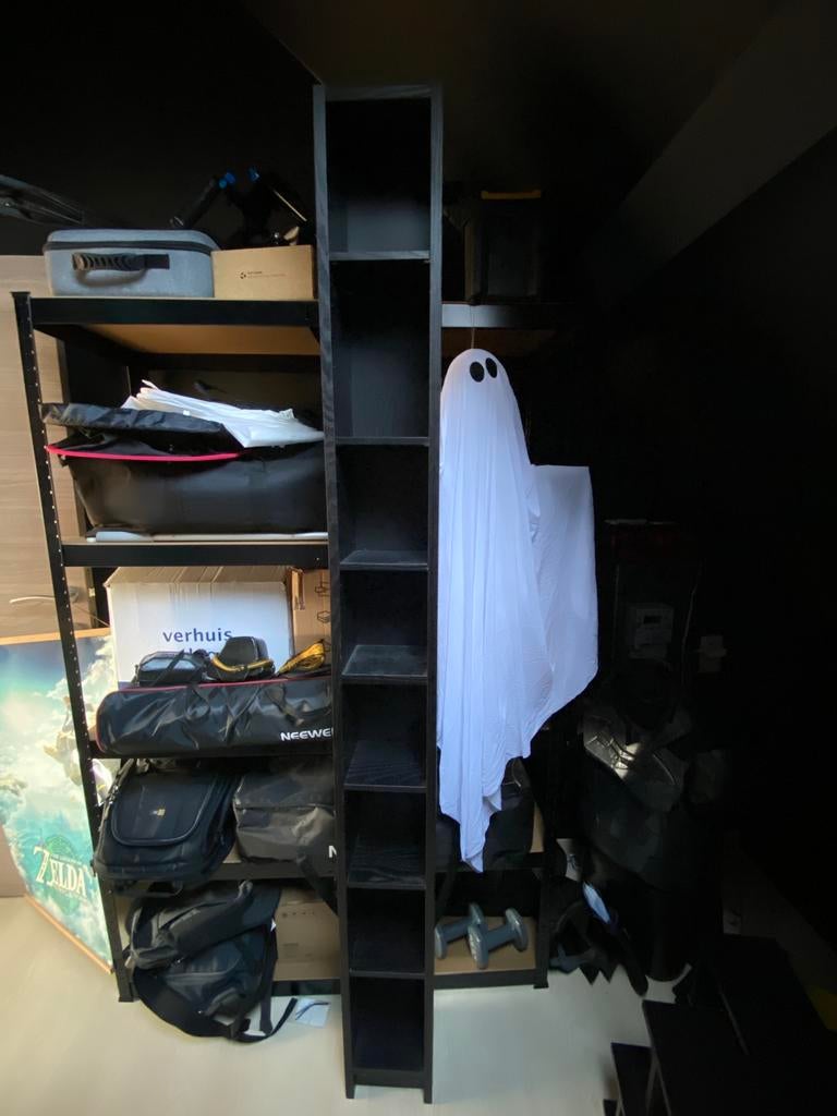 10x IKEA GNEDBY Zwart, Maison & Meubles, Autres matériaux, Avec tablette(s), Moins de 25 cm, Enlèvement