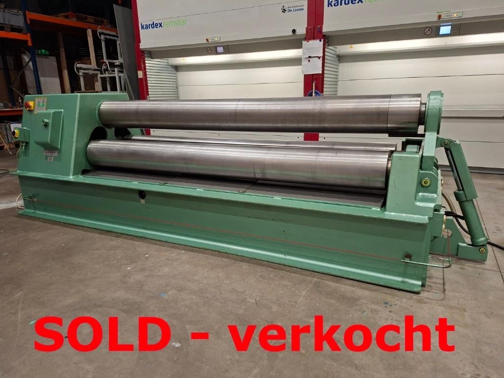 ROUNDO (Sweden) elektro-hydraulische platenwals - VERKOCHT, Doe-het-zelf en Bouw, Ophalen, Zo goed als nieuw
