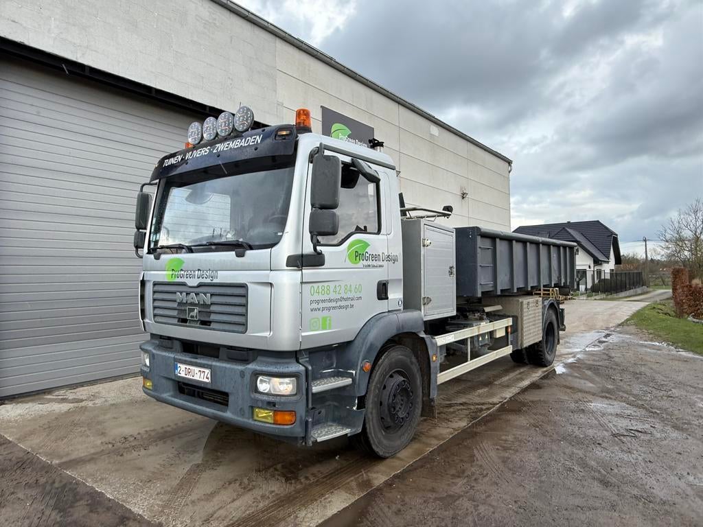 MAN TGM 18600kg 213dkm 2006 containersysteem, Auto's, Vrachtwagens, MAN, Grijs, Particulier, 2 deurs