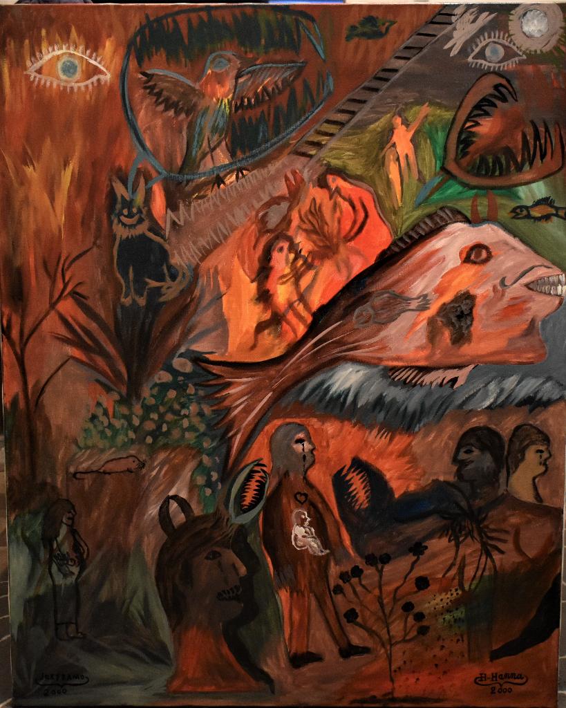 Mauvaise et bonne peinture abstraite originale par joky kamo, Enlèvement