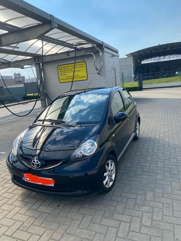 Toyota Aygo 2007 - 1.0 Benzine, Auto's, Toyota, Voorwielaandrijving, 4 zetels, Stof, Zwart