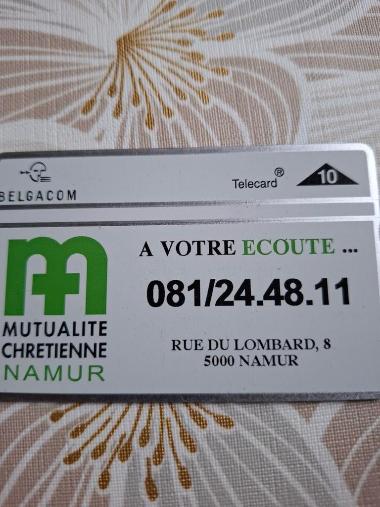 Carte téléphonique Mutuality, Collections, Enlèvement ou Envoi
