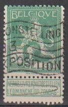 België 1912 nr. 110, Postzegels en Munten, Postzegels | Europa | België, Verzenden, Gestempeld