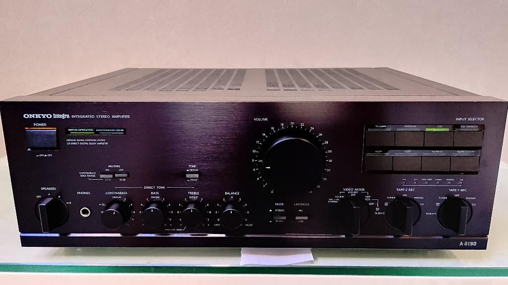 Onkyo « INTEGRA » A 8190 ; AMPLIFICATEUR SUPÉRIEUR, Enlèvement ou Envoi, Stéréo, Onkyo