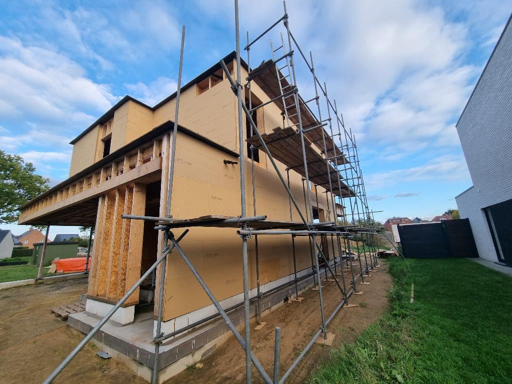 Gevelstelling, steiger, Ophalen, Gebruikt, Gevelsteiger, 5 meter of hoger