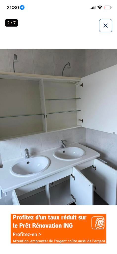 Badkamermeubels, Ophalen, Gebruikt