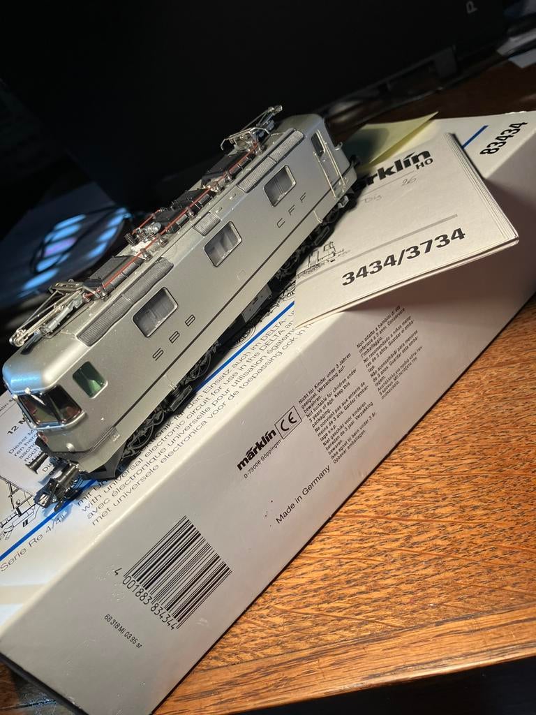 Marklin HO 83434 Re 4/4 SBB CFF AC digital Mint, Hobby & Loisirs créatifs, Trains miniatures | HO, Enlèvement ou Envoi, Courant alternatif