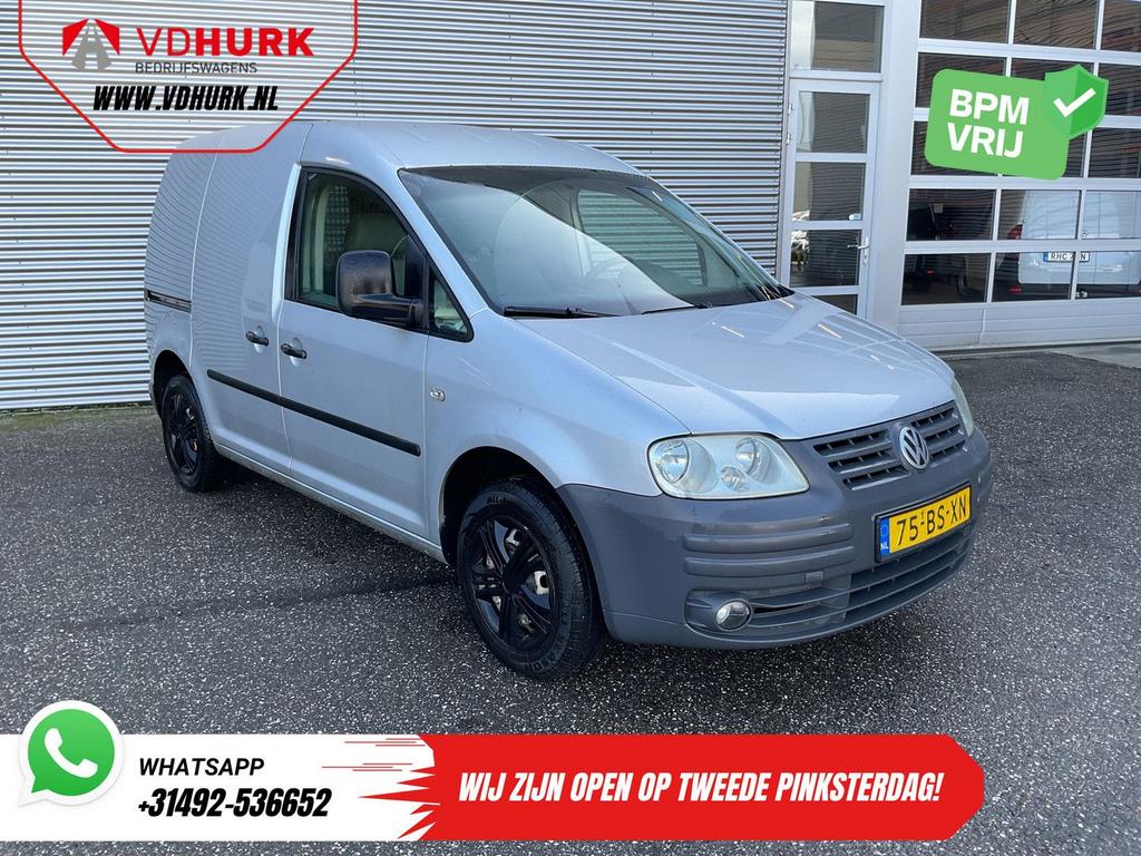 Volkswagen Caddy 2.0 SDI EXPORT ONLY Airco/ Cruise/ Trekhaak, Auto's, Cruise Control, Bedrijf, Zilver of Grijs, Te koop