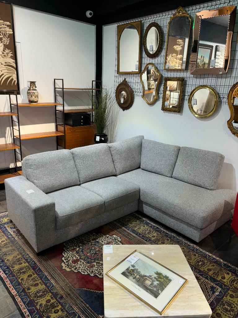 Canapé d’angle tissu gris, Maison & Meubles, Canapés | Coins salons complets, Enlèvement ou Envoi, ., ., .