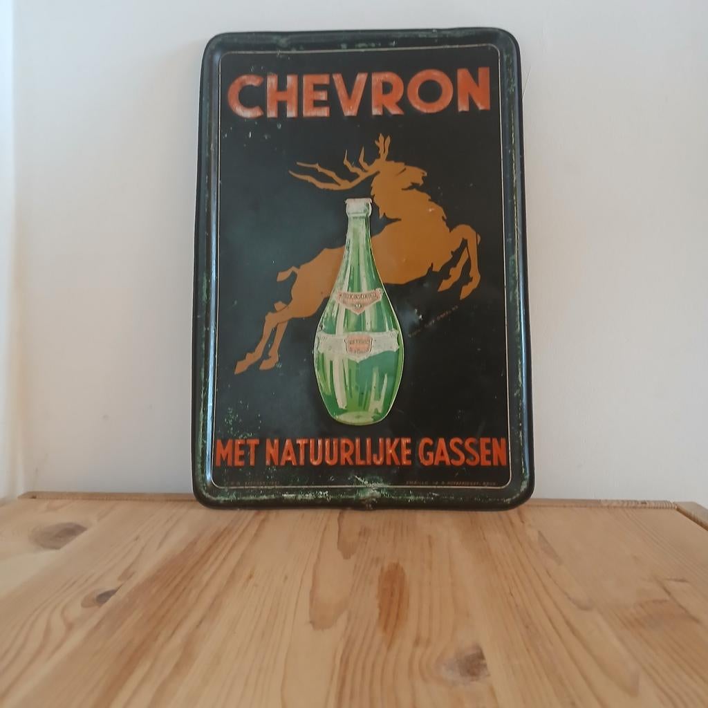 Chevron reclamebord, Ophalen of Verzenden