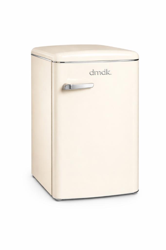 Dmdk DKC1 Tafelmodel Retro koelkast creme energiezuinig, Elektronische apparatuur, Koelkasten en IJskasten, 100 tot 150 liter