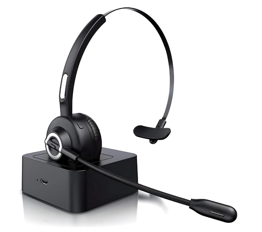 Draadloze BT Headset/Hoofdtelefoon met Ruisonderdrukking NEW, Audio, Tv en Foto, Hoofdtelefoons, Ophalen of Verzenden, Nieuw, Op oor (supra aural)