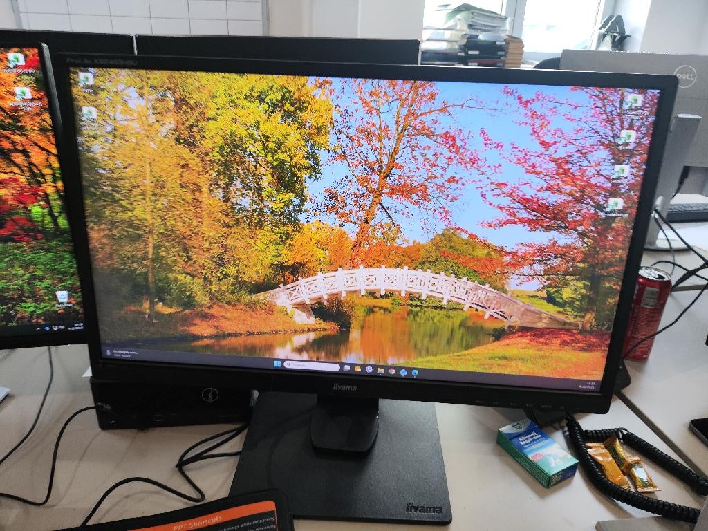 Monitor iiyama 24, Computers en Software, Monitoren, Ophalen, HD, LED