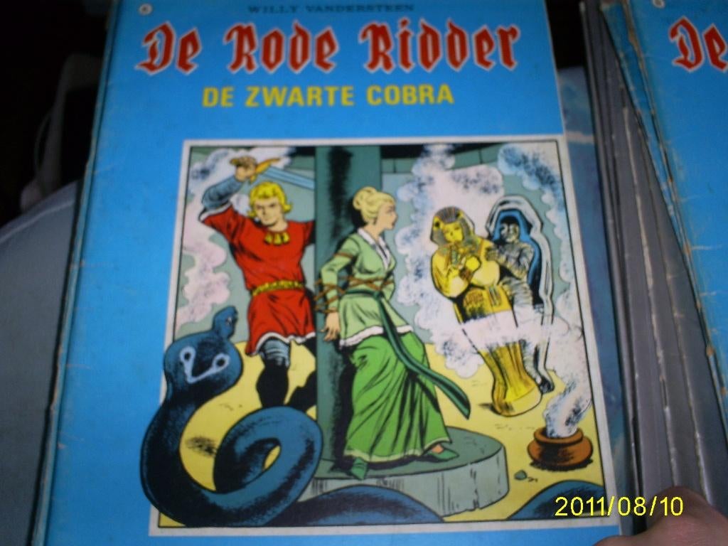 De rode ridder blauwe cover strips, Meerdere stripboeken, Ophalen of Verzenden, Gelezen, Willy Vandersteen