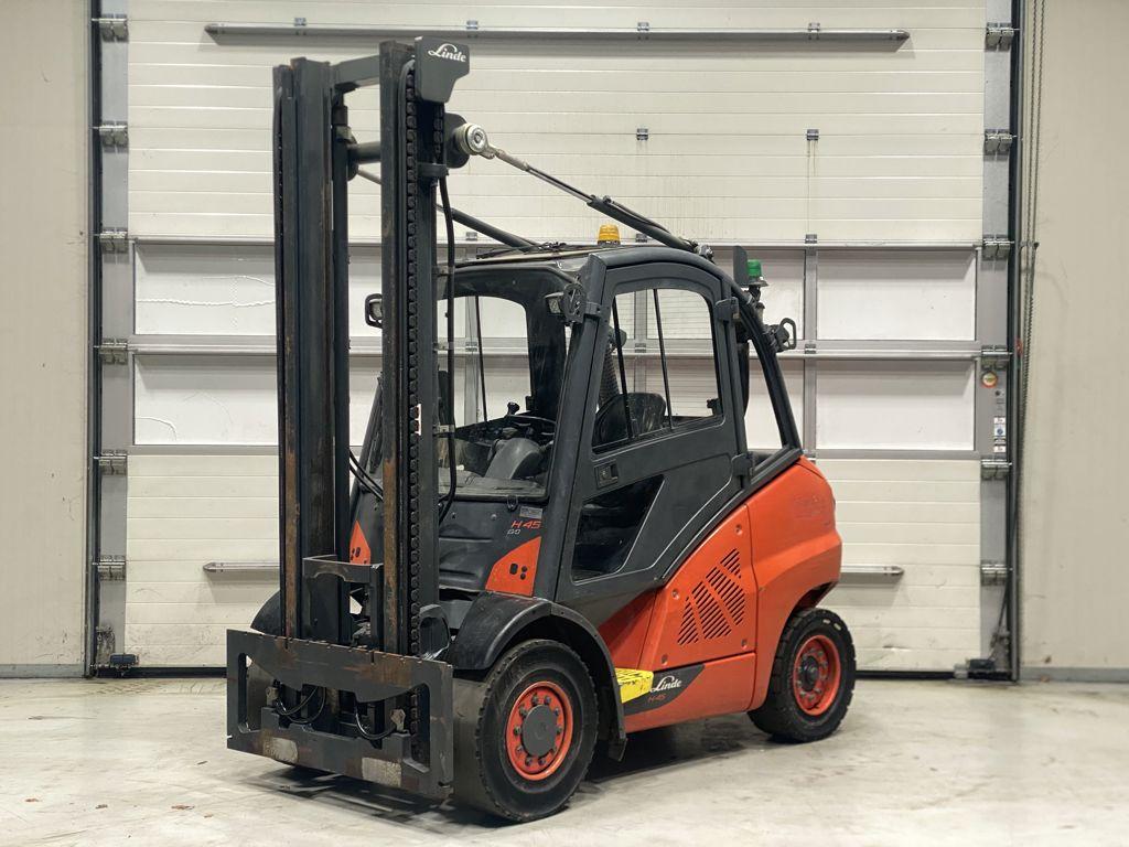 LINDE H45D-02, Meer dan 4000 kg, Diesel, Heftruck, LINDE