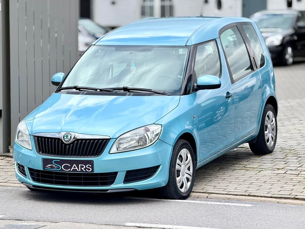 Skoda Roomster 1.2i ** 026.000 km ** Automaat ** 2012, Auto's, Euro 5, 4 cilinders, Blauw, Roomster