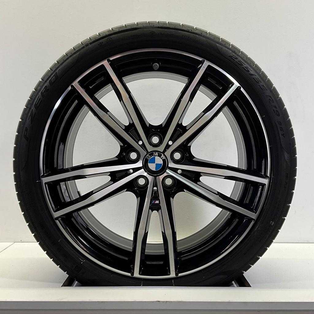 BMW 2 3 4 SERIE G20 G21 G22 G23 G42 BREEDSET VELGEN + ZOMERB, Auto-onderdelen, Banden en Velgen, 19 inch, Gebruikt, -, -