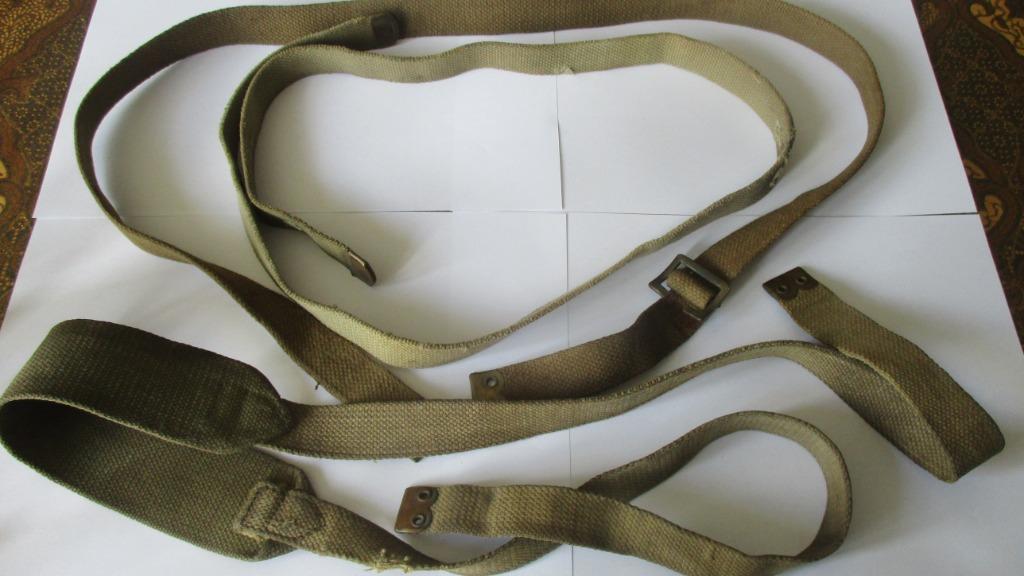 Lot de 4 sangles web anglaise, Collections, Enlèvement ou Envoi, Armée de terre