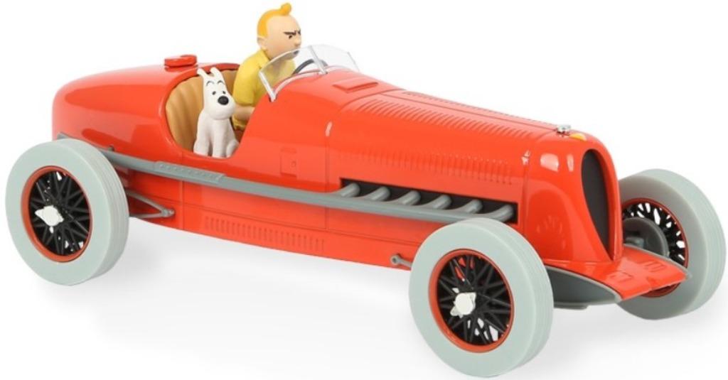 Le bolide rouge - Tintin - 1/24, Enlèvement, Comme neuf, Autres types