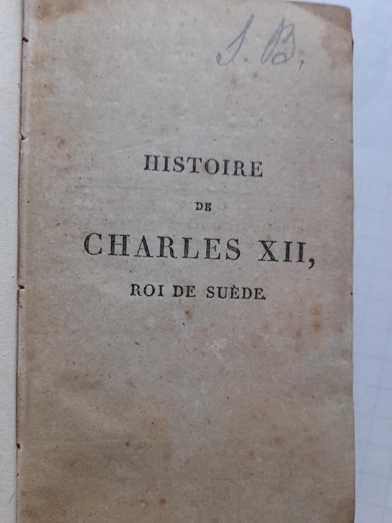 Histoire de Charles XII, roi de Suède, Voltaire, Utilisé, Europe, Enlèvement ou Envoi